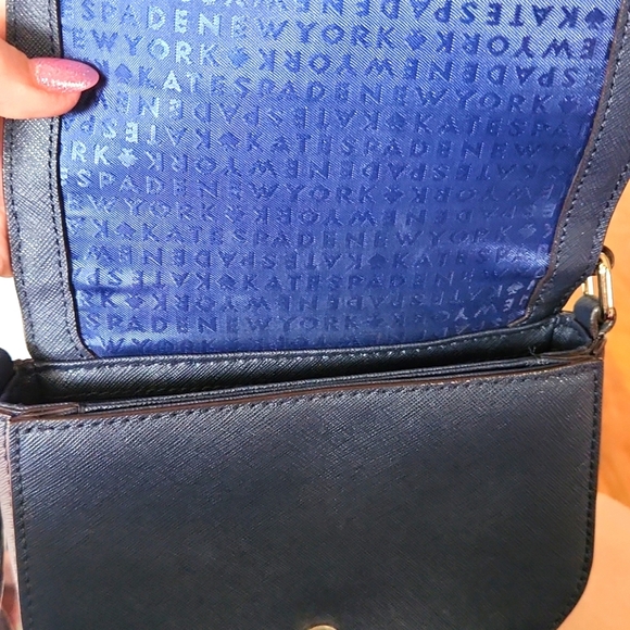 Kate Spade Dark Blue Crossbody Bag Purse - Picture 4 of 7